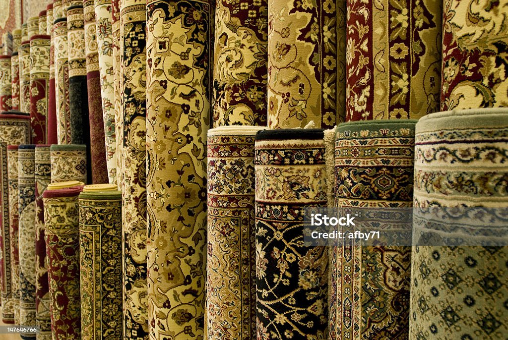 Persische Teppiche auf dem display - Lizenzfrei Arabeske Stock-Foto