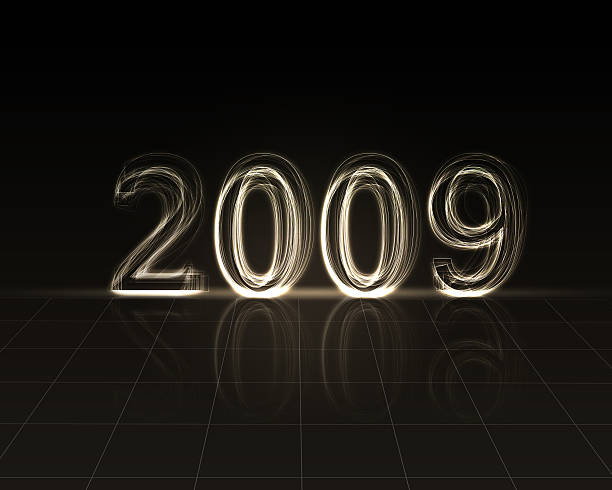 The Year 2009 stock photo