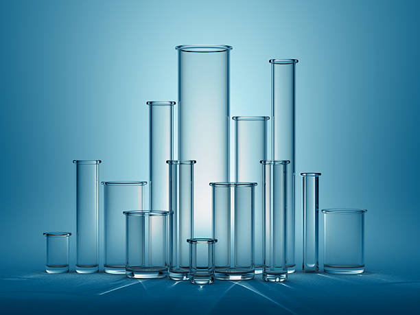 istock Glass test tubes of all sizes 147647426