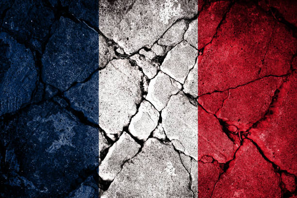 istock French flag double exposure. Basemap or background use. Double exposure creative hologram. 1476474430