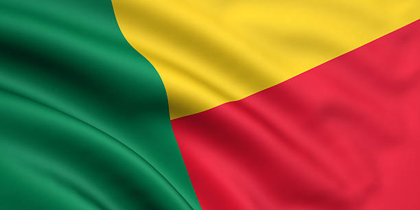 Flag Of Benin stock photo