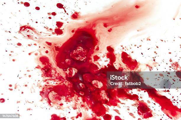 Di Sangue - Fotografie stock e altre immagini di Astratto - Astratto, Composizione orizzontale, Disegnare
