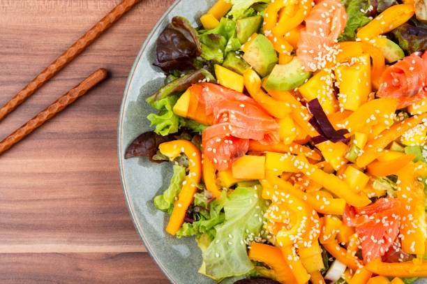 istock Salad with salad, keto diet 1476477610