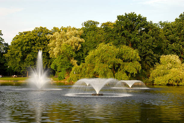 istock Fountains in the park 147647886