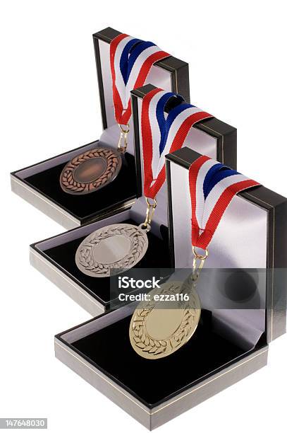 Medalha Olímpica - Fotografias de stock e mais imagens de Bronze - Cores - Bronze - Cores, Bronze - Liga, Competição