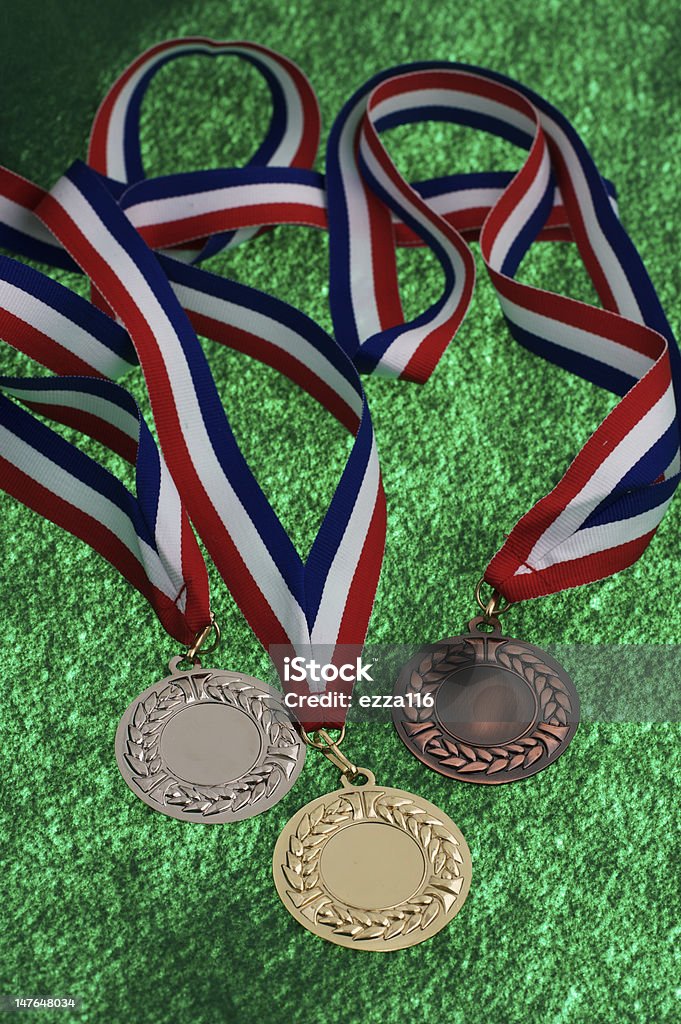 Médaille olympique - Photo de Bronze - Alliage libre de droits