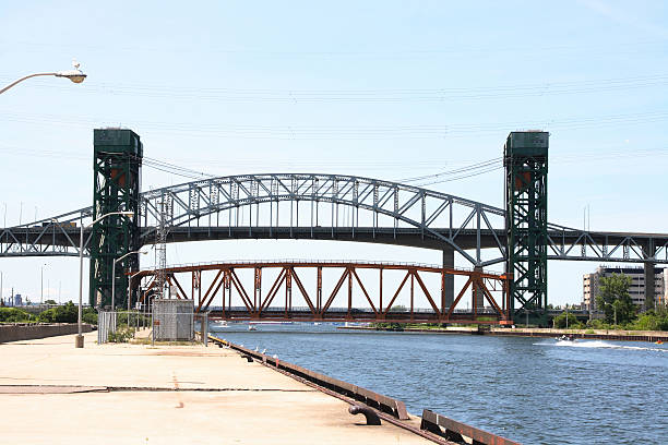 istock Bridges over the canal. 147648128