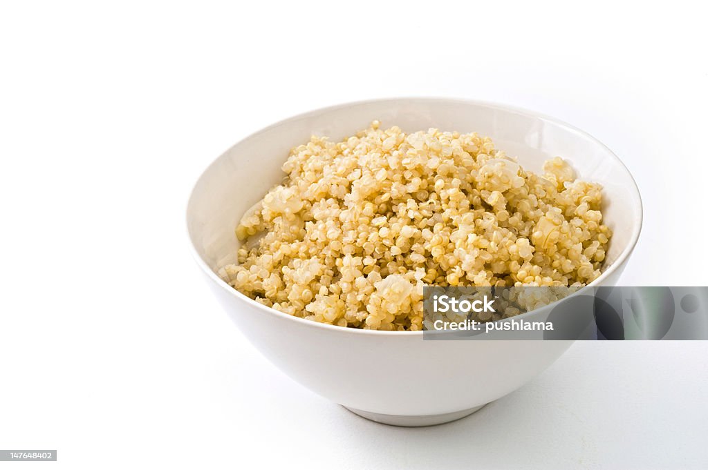 Preparate quinoa - Foto stock royalty-free di Bianco