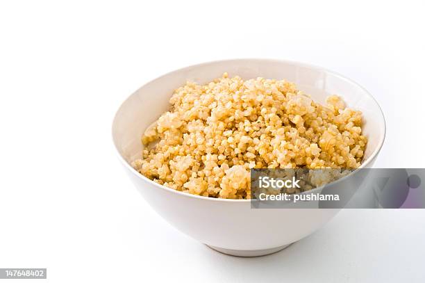Preparate Quinoa - Fotografie stock e altre immagini di Bianco - Bianco, Cibo cotto, Quinoa