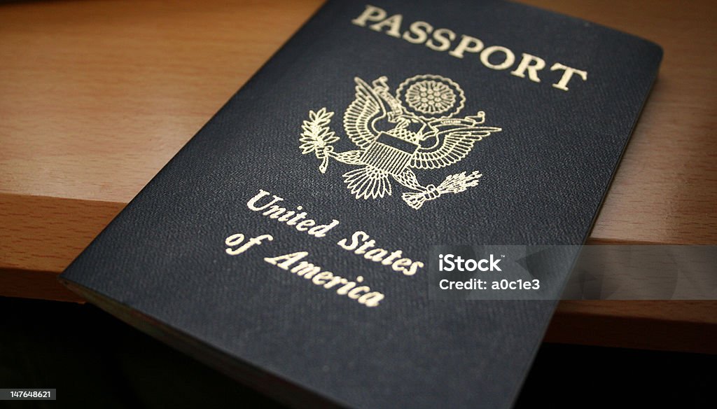 UNITI.  Passport - Foto stock royalty-free di Carta d'identità