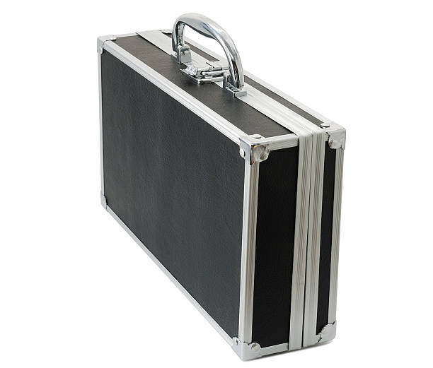 entreprise moderne cas isolé sur blanc 3 - 2000 business briefcase business travel photos et images de collection