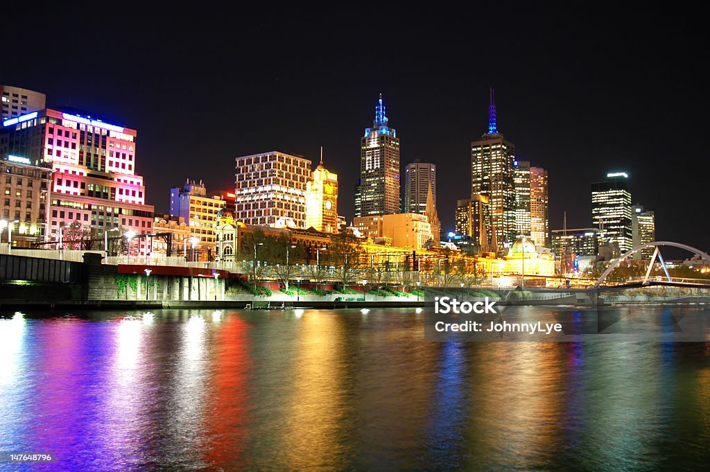 Skyline von Melbourne - Lizenzfrei Australien Stock-Foto