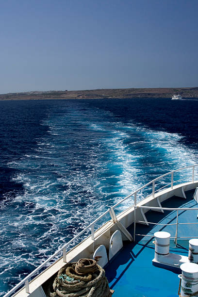 Ferry to Gozo stock photo