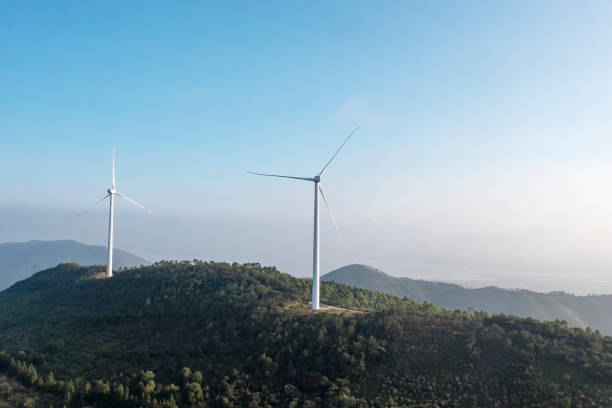 istock Drone photography of wind power generation 1476490643