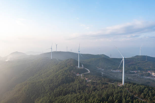 istock Drone photography of wind power generation 1476490701