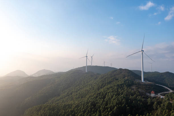 istock Drone photography of wind power generation 1476490721