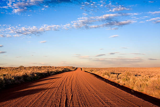 dirt road stock photo