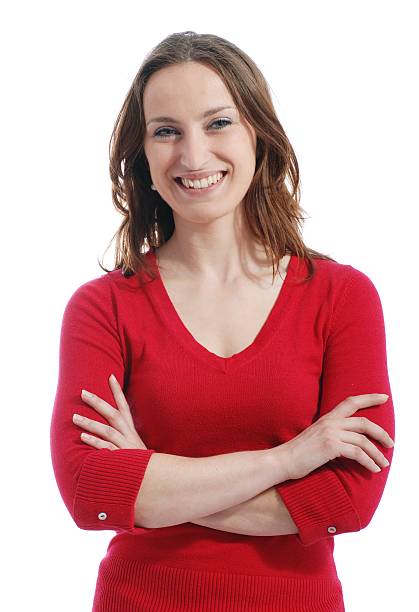istock Young beuatuful woman - isolated 147649357
