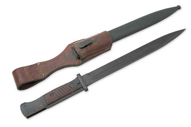 istock German infantry bayonet to Mauser rifle 147649461