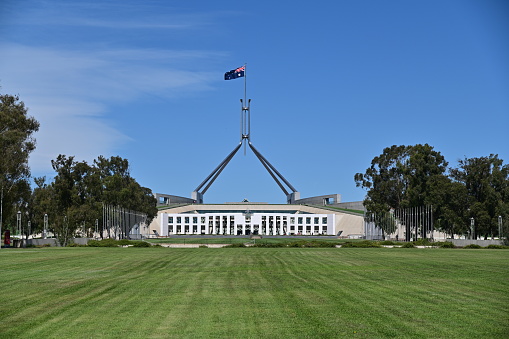 Canberra Capital Hill Parliament House in Canberra Australia Capital Territory