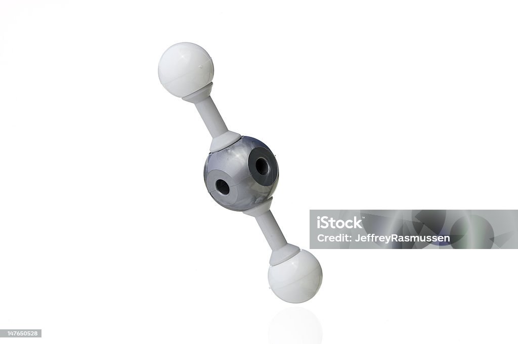 Geometria Molecular: Linear - Foto de stock de Aula de Química royalty-free