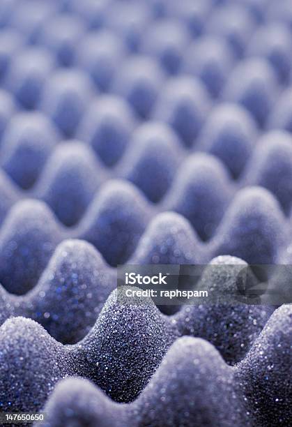 Blue Acoustic Foam Stock Photo - Download Image Now - Abstract, Backgrounds, Blue