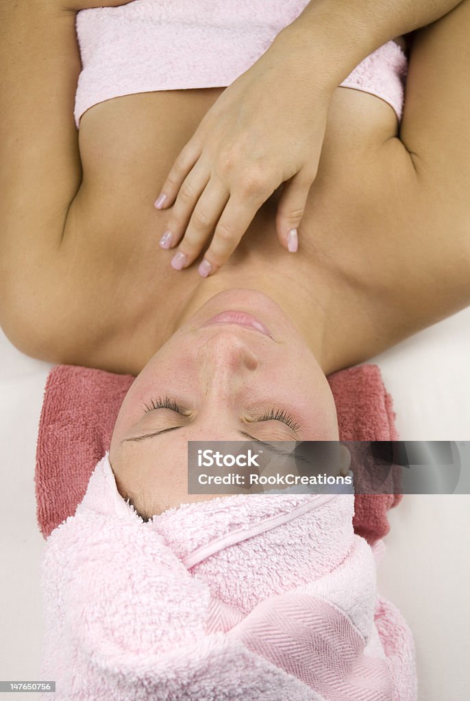 Spa treatment Beautiful girl in spa treatment Adult Stock Photo