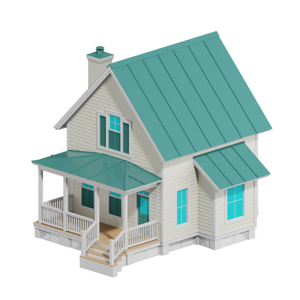 istock 3d render of modern Japanese house. 1476508812
