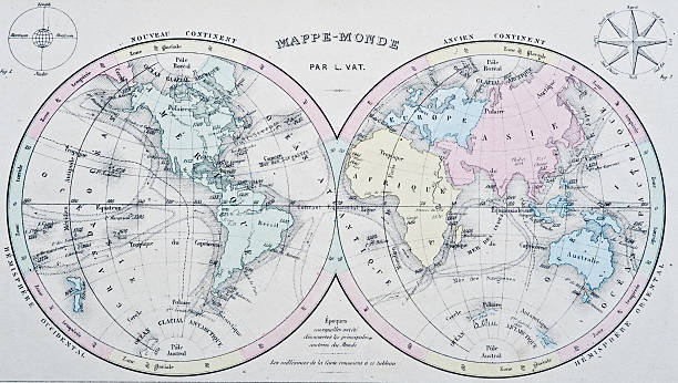 Nouvel Atlas Classique | 19th Century World Map
