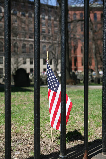 USA flag stock photo