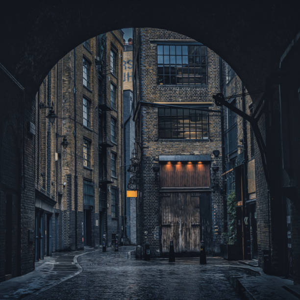 A spooky street in London.