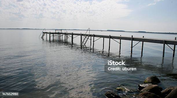 Pier In Jylland Denmark Stock Photo - Download Image Now - Denmark, Fjord, Horizon Over Land