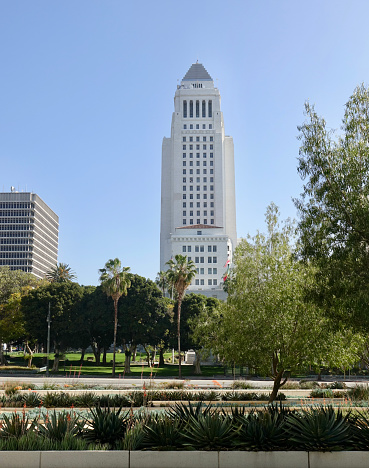 Los Angeles City Hall building downtown