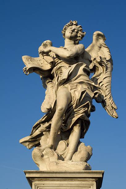 istock Rome - angel statue from Angels bridge 147653829
