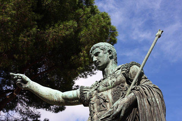 istock Emperor Trajan sculpture in Rome,Italy 147653849