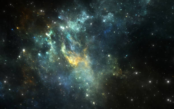 istock Space background with nebula and stars 1476542109