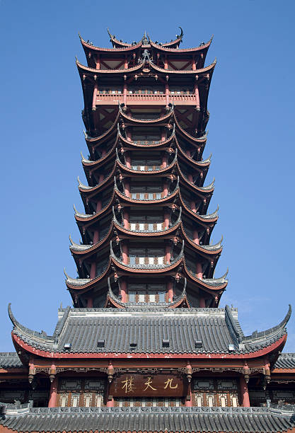 istock Jiutian Pagoda Tower Chengdu Sichuan China 147654798