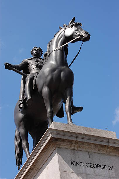istock staue of horse and men 147655267