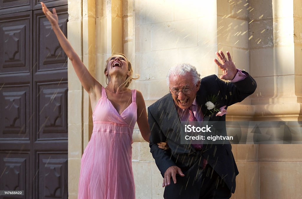 De mai à décembre mariage - Photo de Différence d'âge libre de droits