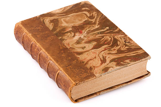 Close up shot of an antique book