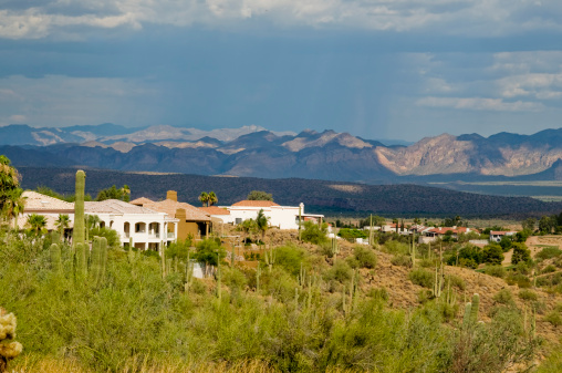 Arizona community with beautiful view of mountains