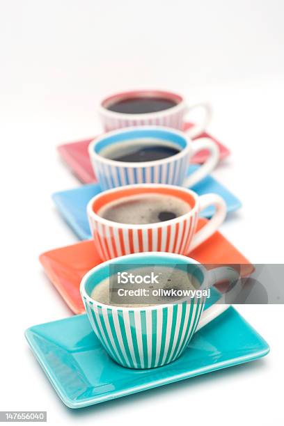 Kaffee Stockfoto und mehr Bilder von Blau - Blau, Bunt - Farbton, Café
