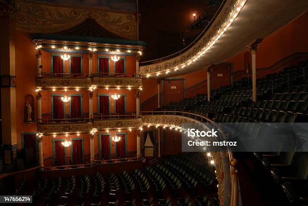 Allinterno Del Grand Opera House - Fotografie stock e altre immagini di Georgia - Stati Uniti Meridionali - Georgia - Stati Uniti Meridionali, Macon - Georgia, Spettacolo teatrale