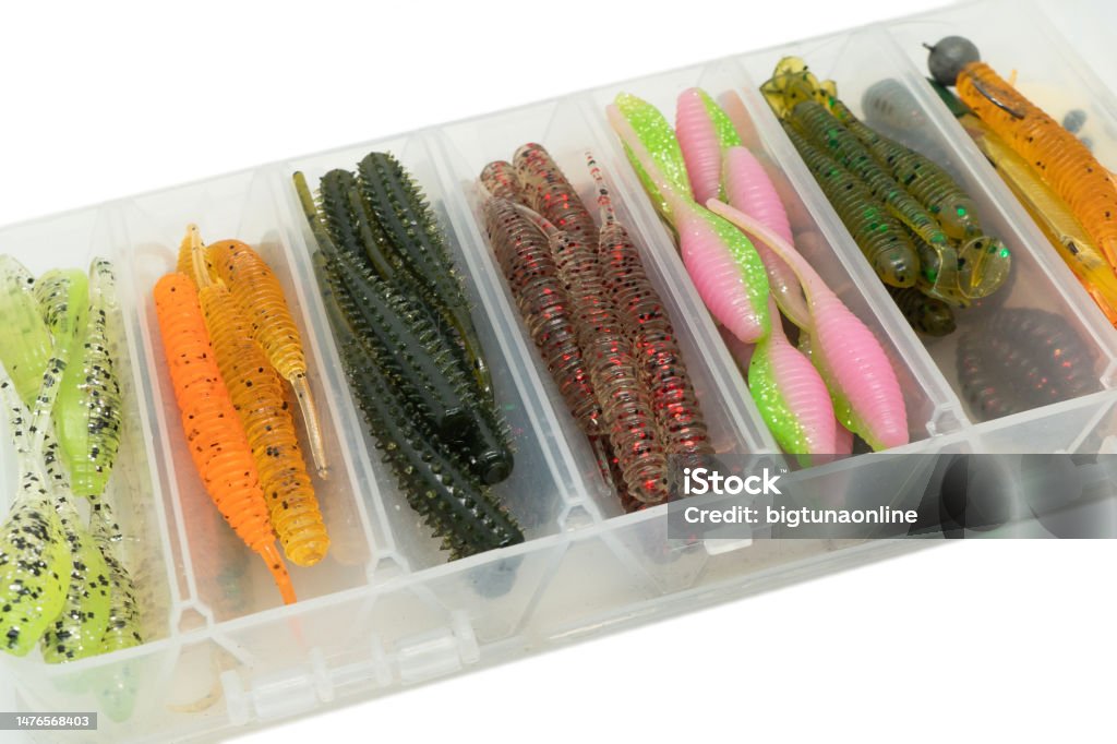 Jig Silicone Fishing Lures In Plastic Tackle Lure Box Silicone