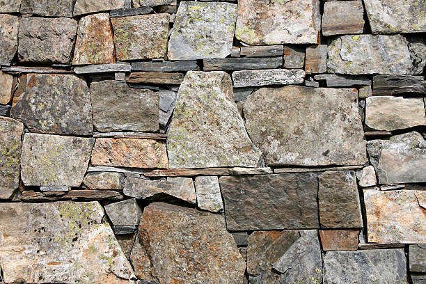 istock Wall made of natural stone 147656869