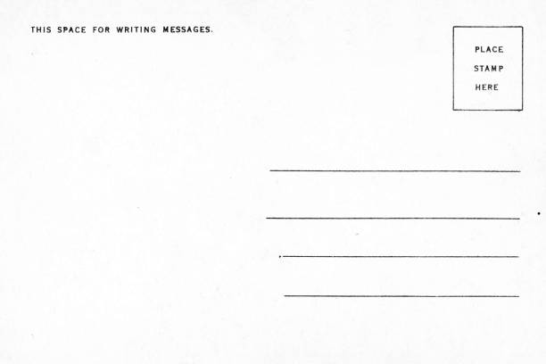 istock Backside of postcard with dirty stain 1476569097