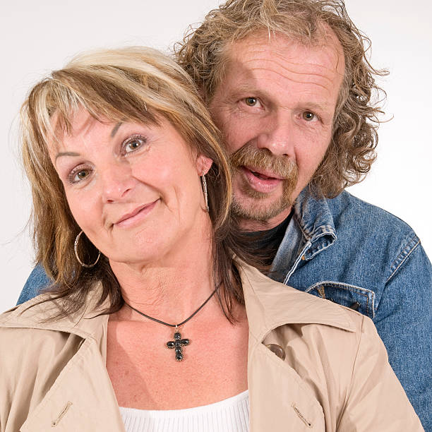 istock man behind woman 147657586