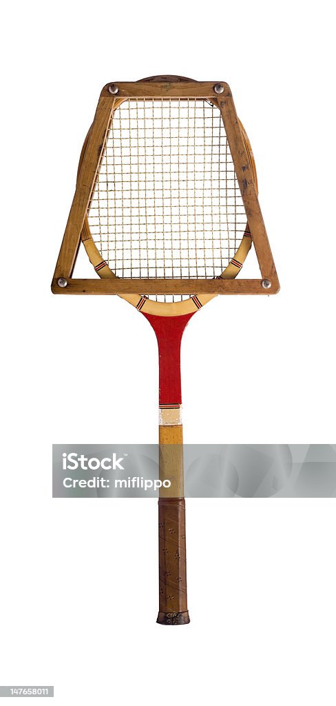 Vintage Racchetta da Tennis - Foto stock royalty-free di Racchetta da tennis