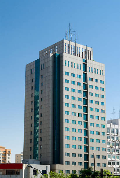 istock Modern Office Building Against Blue Sky, Beijing, China 147658122