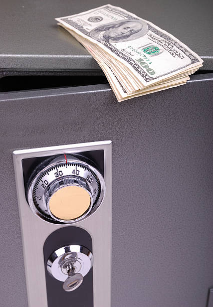 istock money on the safe 147658305